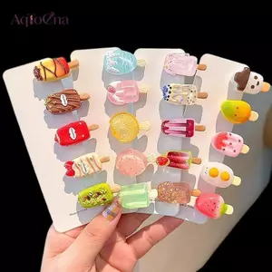 AqToCna 10 Chiếc Phụ Kiện Tóc Dễ Thương Mini Kem Trong Suốt Ngộ nghĩnh Tóc Cho Nữ Nổ Và Tóc Tidying Dubill Kẹp AqToCna