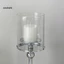 Linh hồn| Ánh Sáng Mềm Giá Đỡ Nến Phong Cách Châu Âu Kim Loại Kính Nến Trụ Cao Tealight Chân Nến Tiệc Cưới Bàn Trung Tâm Trang Trí Nhà Thanh Lịch Cho Đông Nam Á