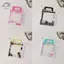 HFTOY INS Túi đựng kẹo Photocard Giá đỡ thẻ ảnh thần tượng 3 Inch Thẻ tay áo có dây buộc Huy hiệu Hộp bảo vệ Văn phòng phẩm ~