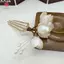 MJnmc 1 Tiệc Kẹp Tóc Phụ Kiện Tóc Thanh Lịch Retro Hoa Hợp Kim Vàng Kẹp Tóc Hoàn Hảo Để Uốn Tóc Hoặc Thẳng Tóc Mới