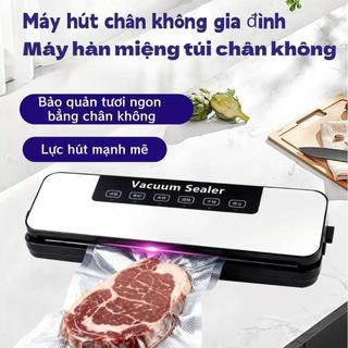 Máy hút chân không cắm điện đa năng | Bảng điều khiển tiếng Anh, khô/ướt, niêm phong mạnh mẽ, tặng 10 túi hút 17*25CM