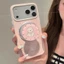 Star Dog Gilding Giá đỡ từ tính Vỏ điện thoại mềm cho iPhone 17 Pro Max 16 15 14 13 Vỏ bảo vệ chống sốc