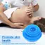 12 Chiếc Màu Xanh Chăm Sóc Sức Khỏe Hút Chân Không Cốc Hút Silicon Massage