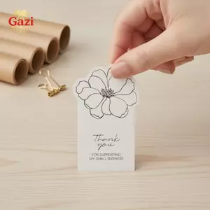 Stiers hình chữ nhật hoa không đều 50 đề can niêm phong tự dính cho hộp quà tặng Paaging DIY Scrapbooking [VN]