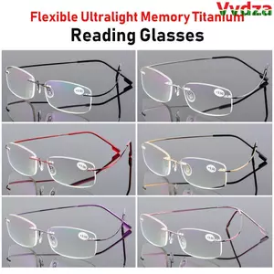 VVDZA Memory Titanium Nam Nữ Chăm Sóc Thị Lực Linh Hoạt Kính Mắt Presbyopic