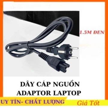 Dây nguồn laptop dành cho adapter, Dây Sạc laptop 3 chấu，Dây nguồn laptop đầu cỏ ba lá