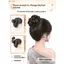 MYPANDA Móng Vuốt Tổng Hợp Kẹp Dubill Kẹp Tóc Lộn Xộn Bun Bím Thịt Viên Đầu Đuôi Ngựa Tóc Cho Nữ Phụ Kiện Tạo Kiểu Tiệc.