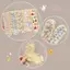 Cá tuyết ngọt ngào hoa tái sử dụng tóc rìa Sticker headband cho phụ nữ