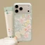 Lily Flowers Ice Fog Frosted Phone Case Cho iPhone 17 Pro Max 16 15 14 13 Vỏ Bảo Vệ Chống Sốc