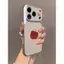 Ốp Điện Thoại apple Nhỏ Đỏ Cho OPPO A6 A6i A6S A6T A6X A5 A5M A5S A5X A5i A3 A3X A3S A3i Pro Plus A2X Pro Da PU Dễ Thương Bìa Mềm