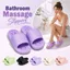 Dép nữ massage phòng tắm, chống trượt, bấm huyệt, đế mềm đa năng, chống mùi, dùng trong nhà và ngoài trời