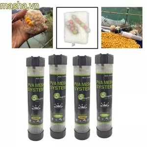 Lưới thu hút PVA, Phụ kiện câu cá Túi bọc mồi di động, Dụng cụ câu cá Thu hút câu cá hòa tan Nạp lại lưới câu cá chép cho 5 / 10M 18 / 25 / 37MM
