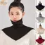 Khăn quàng cổ cao cổ NKSFX, Khăn quàng cổ dệt kim len ấm áp mùa đông, Thời trang mềm mại Thiết kế không đều Quấn ngắn cho nữ