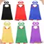 CHEESELY Super Hero Cloak Lễ hội Váy lạ mắt Đạo cụ biểu diễn Bé trai Bé gái Áo choàng