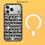 Nền Trắng Với Văn Bản Toàn Màn Hình Từ Tính Ốp lưng IPhone 15 14 13 16 Plus 17Pro Max 17 Ốp Lưng Không Khí Chống Sốc Ốp Lưng Bảo Vệ