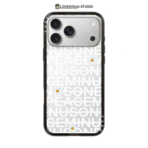 Nền Trắng Với Văn Bản Toàn Màn Hình Từ Tính Ốp lưng IPhone 15 14 13 16 Plus 17Pro Max 17 Ốp Lưng Không Khí Chống Sốc Ốp Lưng Bảo Vệ