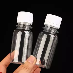 5 Chai nhựa nhỏ 60ML Chai gừng có nắp Chai nước ép Mini Hộp đựng chai chất lỏng có thể tái sử dụng Chống rò rỉ [VN]