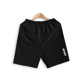 Combo 5 quần short nam in chữ SPORT chất liệu thun co giãn thoáng mát, túi không có khóa kéo