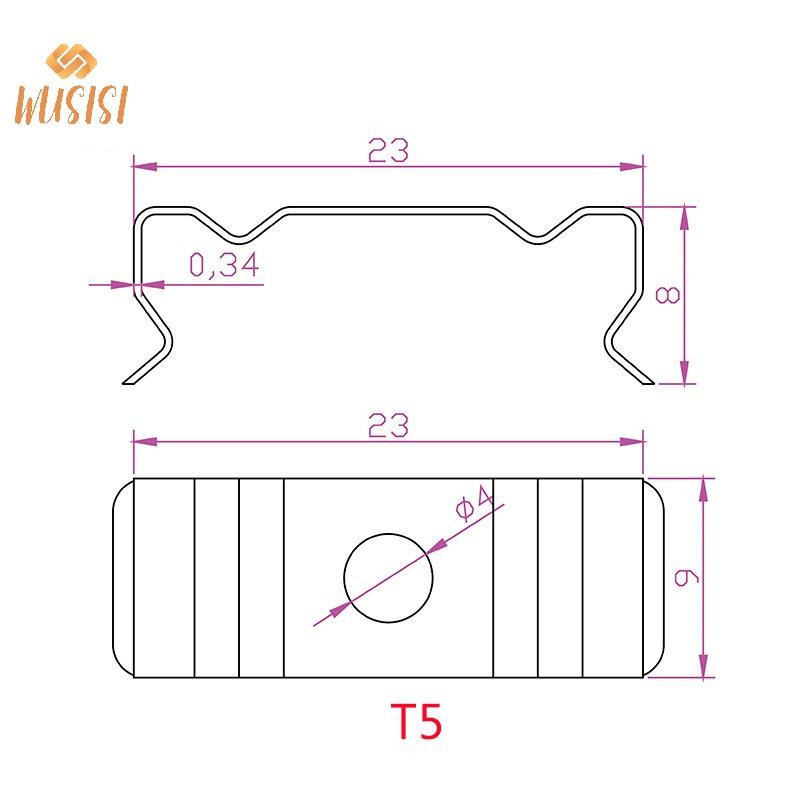 [WUSISI] 50 Cái T5 / T8 Giá đỡ ống LED Kẹp giá đỡ cho ổ cắm đèn / Đèn trần / Đèn cố định cho thiết bị điện gia dụng MỚI