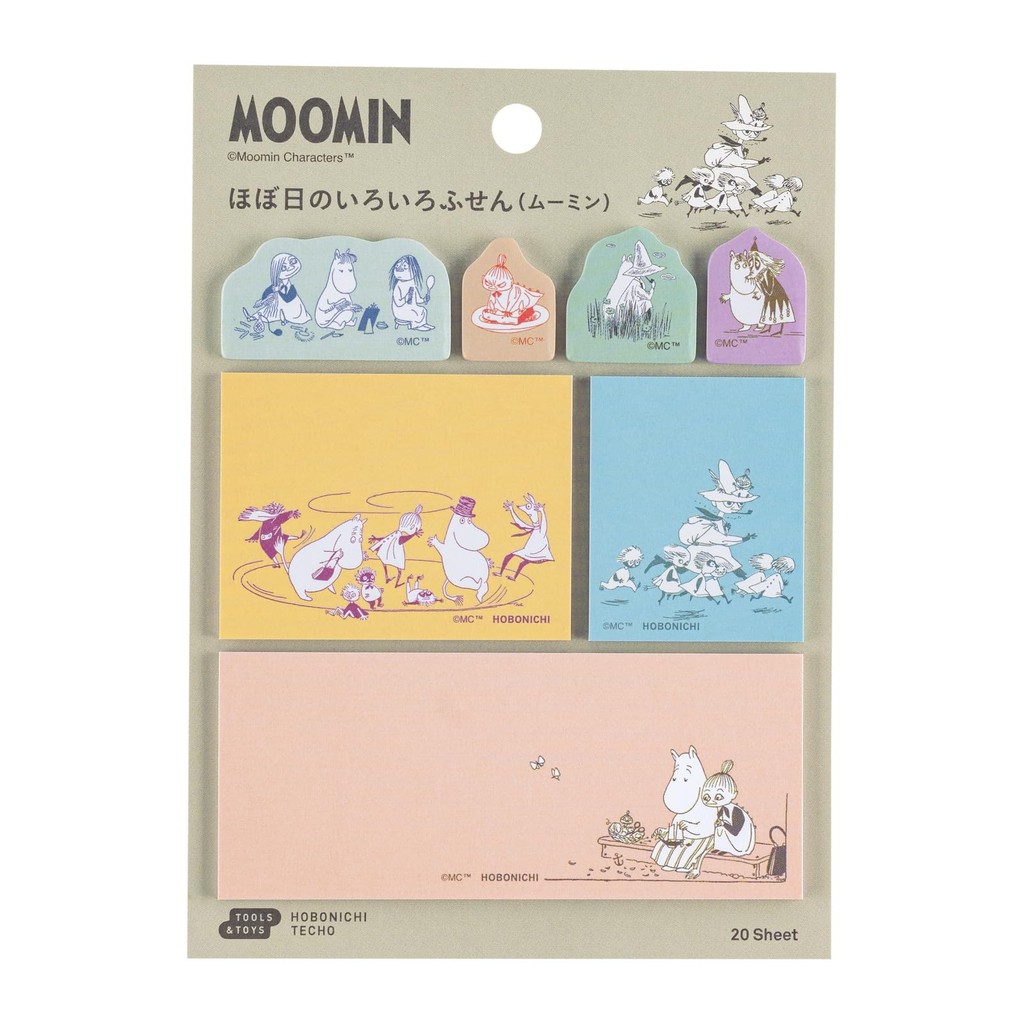 Hobonichi Techo Pizarra Lápiz Moomin Tamaño A6 – Con Pestaña 