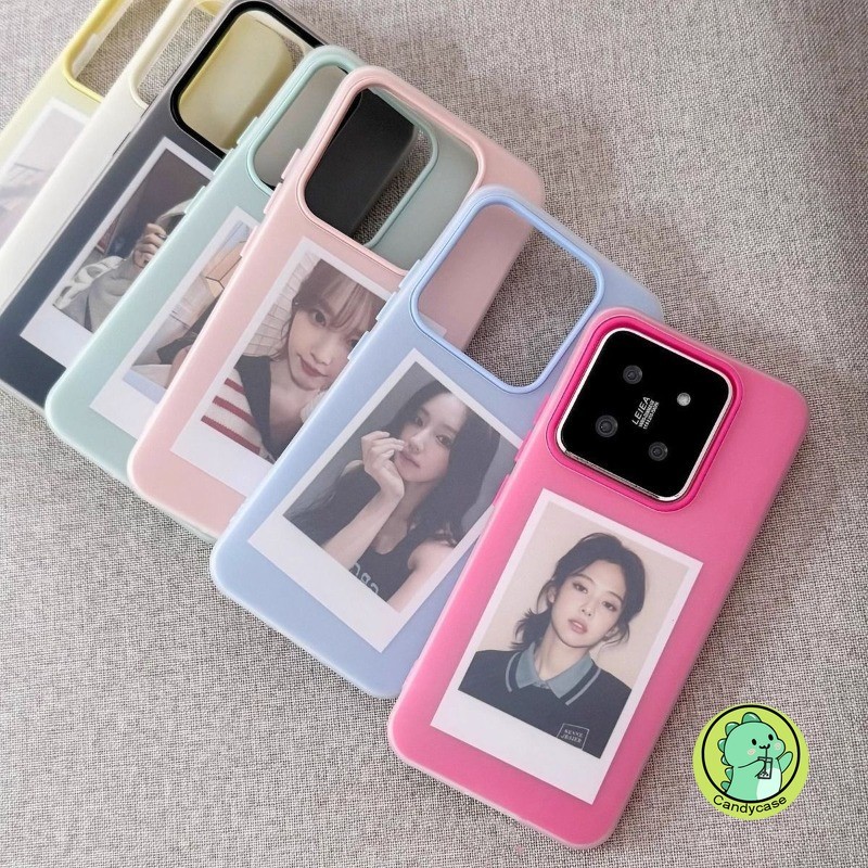 Ốp Giữ Ảnh Mezzanine 8 Màu Dễ Thương Cho Samsung Galaxy A17 A16 A15 M15 F15 A14 M14 F14 A13 M13 M32 5G 4G Ốp Lưng 2 Trong 1 Giá Đỡ Màu Kẹo Vỏ Điện Thoại Mềm