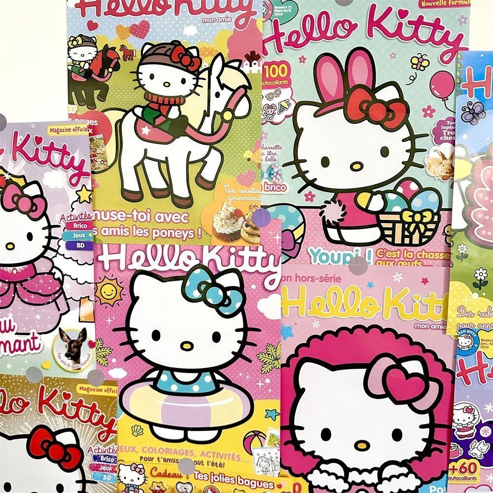Hello Kitty Hello Kitty Can Tạp Chí Hoạt Hình Poster Hello kt Phòng Ngủ Ký Túc Xá Trang Trí Poster Ảnh 25.9.5