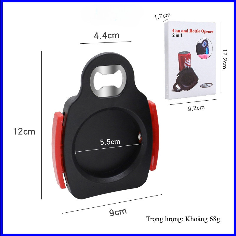 【COD】Dụng Cụ Khui Lon Thép Không Gỉ Và Nhựa ABS, Dễ Dàng Tháo Nắp, Kích Thước Nhỏ Gọn Dễ Mang Theo, Chất Lượng Cao, Tiện