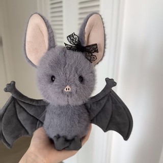 Halloween Upside Down Bat Sang Trọng Búp Bê Mặt Dây Chuyền Không Khí Trang Trí Dễ Thương Little Bat Cotton Búp Bê Ngủ Búp Bê