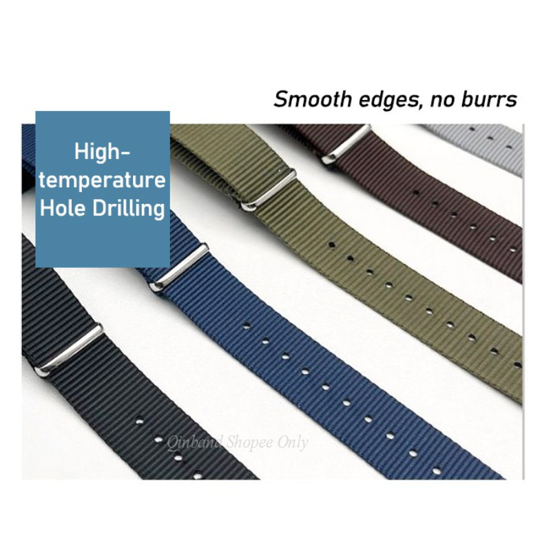 Trực tiếp tại nhà máy - Dây đeo đồng hồ Nylon NATO cho dây đeo đồng hồ SEIKO Diver Vòng đeo tay đồng hồ 18 / 20 / 22mm dành cho nam nữ