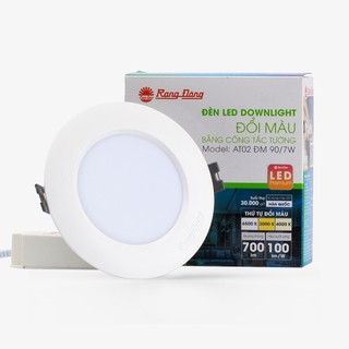 Đèn LED Âm Trần Downlight Đổi Màu Rạng Đông AT02 ĐM – Chiếu sáng linh hoạt, tiết kiệm năng lượng