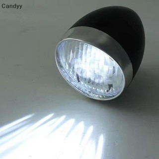 NDY Cổ Điển Retro Đèn Pha ABS 3 Đèn LED Xe Đạp Đi Đêm Cảnh Báo An Toàn Đèn Trước Không Pin N