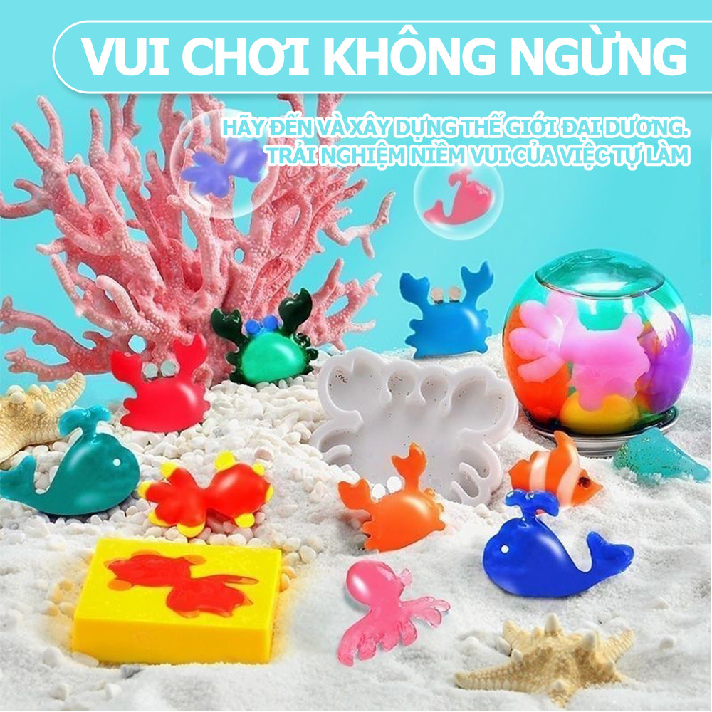 Đồ Chơi Tạo Hình Nước Biển Trẻ Em Diy Magic Water Toy Handmade 3d Water Painting Package Đồ Chơi Trẻ Em Giáo Dục