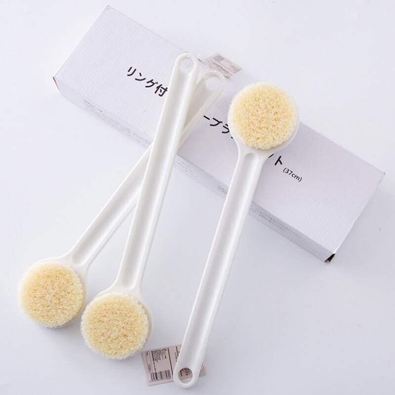 Bàn chải tắm tay cầm dài phong cách Nhật Bản mới Bàn chải lưng Nylon cho bàn chải Massage tắm tại nhà