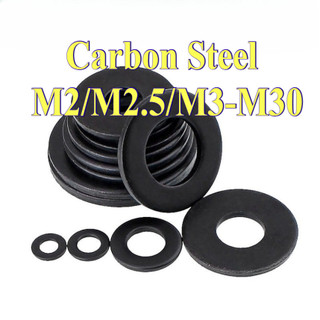 Vòng đệm, Long Đền phẳng   cho ốc lục giác lớp 8 (Đen) M2 / M2.5 / M3-M30 [LXY-CB-1]