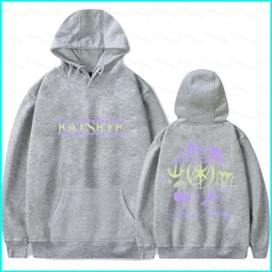 GN KPop Demon Hunters KATSEYE vải Áo Hoodie Anime Áo Unisex Dài Tay Top NG