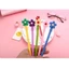30 cây Bút gel kiểu hoa mai 5 cánh mực đen ngòi 0.5mm (cây)