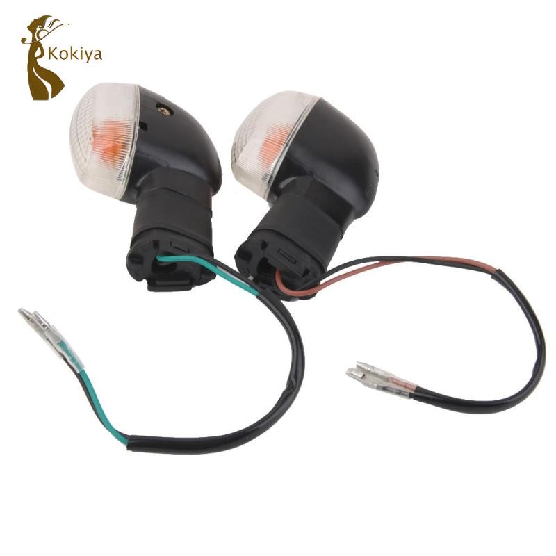 1 Cặp Đèn báo rẽ màu hổ phách phía trước phía sau cho YAMAHA YZF R1 R6 FZ1 FZ6