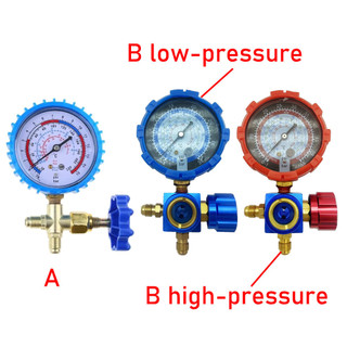 Bộ Đồng Hồ Nạp Gas Lạnh Đơn R22 R410a Đo Áp Suất Kèm Dây Ống Chất Lượng Cao