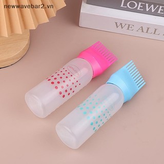 [Mới] Chai bôi 170ml Chai dầu gội làm tóc Chai nhuộm tóc Chai có thể đổ lại Dụng cụ tạo kiểu tóc nhuộm tóc.