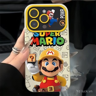 Ốp điện thoại chống sốc hoạt hình sáng tạo Mario Unique Niche phong cách mới nhất Thích hợp cho iPhone 17promax / 13 / 15pro / 14pro / 16 / 12pro / 17 / 11 / 16promax / xs / 16pro Ốp điện thoại chống sốc