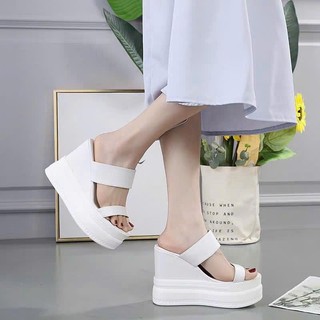 DÉP XUỒNG DA 2 QUAI BẢN CAO 12P DA XỊN SIÊU ÊM PVVLLRRXXTTÊ