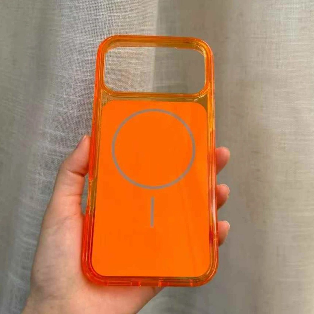 Ốp điện thoại sạc không dây trong suốt cho IPhone 17 Pro Max 17 Pro Vỏ bảo vệ chống sốc