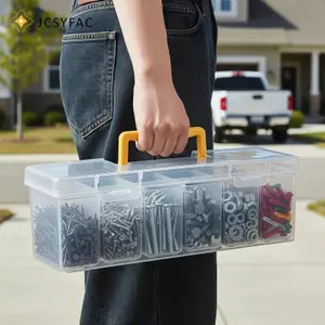 JCSYFAC 1 / 7 Bộ Phận Dụng Cụ Hộp Bảo Quản Bộ Dụng Cụ Đa Năng, Hộp Phân Loại Ốc Vít, Cờ Lê, Phụ Kiện Phần Cứng Và Đồ Chơi Mới