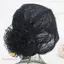 Mũ Turban TOPTOOLCX, Khăn trùm đầu thanh lịch mùa hè, Mũ beanie ren thoáng khí thời trang dành cho nữ