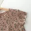 Ice Silk Quần Áo Trẻ Em Bé Gái Điều Hòa Không Khí Quần Áo Phiên Bản Hàn Quốc Thời Trang Hoa Quần Short Tay Ngắn Nhà Bộ Đồ Ngủ Hai Mảnh