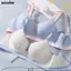 Áo ngực cho con bú NICOLOO, Áo ngực bà bầu có khóa đôi, Áo ngực bà bầu tiện lợi thời trang Cotton nguyên chất thoải mái cho con bú