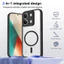 Ốp lưng Poco X6 Vỏ từ tính trong suốt mờ cho Ốp điện thoại Xiaomi Poco X6 5G