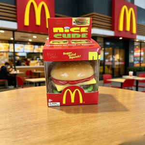 Thực Tế Burger Squishy Đồ Chơi Mềm Không Biến Dạng Chậm Phục Hồi Lo Âu Giảm Thần Tài Đồ Chơi Hộp Văn Phòng Phẩm Trang Trí Nhà Trang Trí