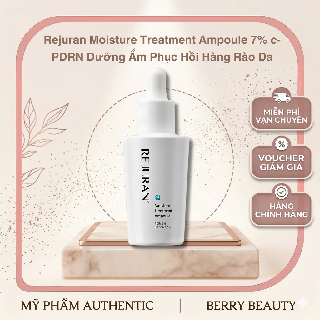 [HÀNG CÔNG TY] Rejuran Moisture Treatment Ampoule 7% c-PDRN 30ml | Dưỡng Ẩm Phục Hồi Hàng Rào Da