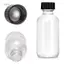 PNPIA- 12 Chiếc Chai Thủy Tinh Nhỏ 60ml Có Nắp Kín Khí Mẫu Trong Suốt Chai Boston / Lọ / Hộp Đựng Nước ép Gừng Bắn Dầu Nồi